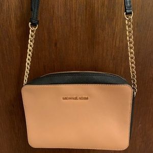Michael Kors Jet Set Crossgrain Leather Crossbody